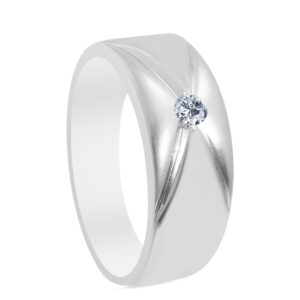 Dépaysement Palladium Diamond Ring D-6903