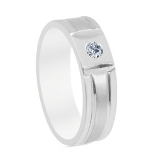 Effervescence Palladium Diamond Ring D-6909