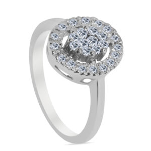 Océan Palladium Diamond Ring D-6793