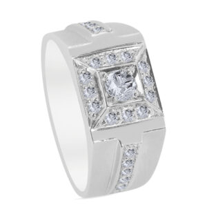 Félicitations Palladium Diamond Ring D-6931