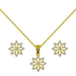 Chatoyant 18K Gold Diamond Set D-6945,46