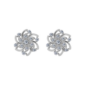Rêvasser 18k Gold Diamond Ear rings D-6951