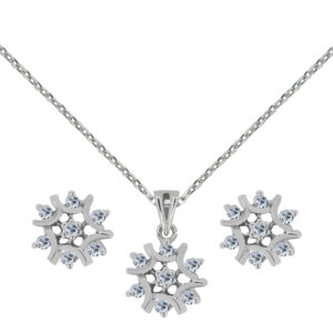 Plaisir Palladium Diamond Set # D-6955,56