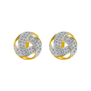 Éclair 18k Gold Diamond Ear rings D-6958
