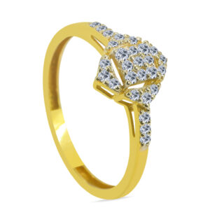 Myrtille 18K Gold Diamond Ring D-6874