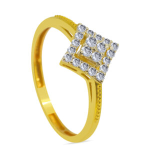 Plage 18K Gold Diamond Ring D-6879