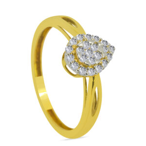 Abeille 18K Gold Diamond Ring D-6880