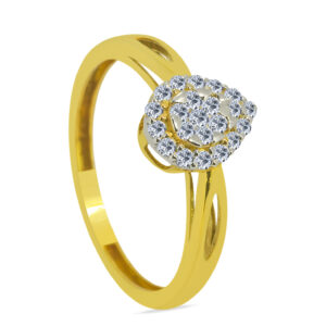 Abeille 18K Gold Diamond Ring D-6880