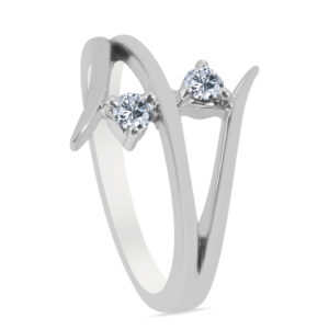 Féerique Palladium Diamond Ring D-6893
