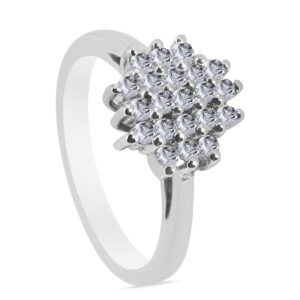 Bien Palladium Diamond Ring D-6899