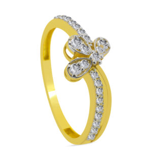 Flamme 18K Gold Diamond Ring D-6915
