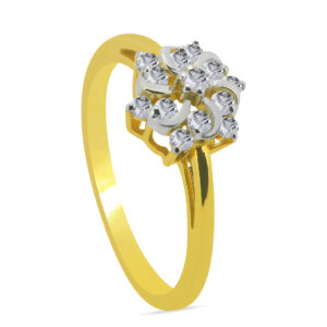 Brise 18K Gold Diamond Ring D-6916