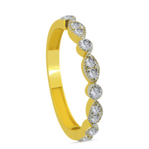 Montagne 18K Gold Diamond Ring D-6917