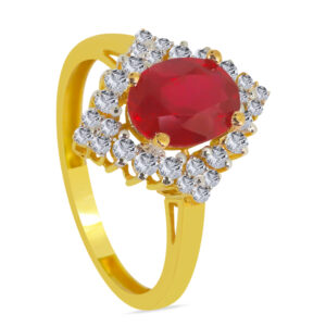 Ensuite 18K Gold Diamond Ring D-6979