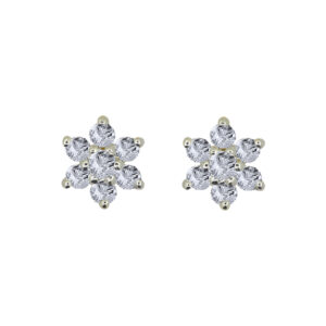 Marie 18k Gold Diamond Ear rings D-6424