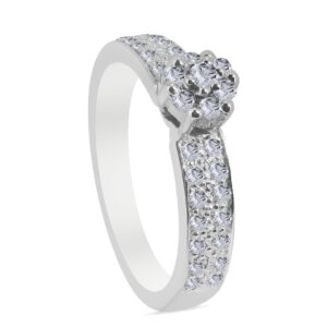 épeler Palladium Diamond Ring D-6892