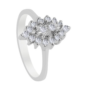 Occupé Palladium Diamond Ring D-6970