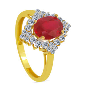 Ensuite 18K Gold Diamond Ring D-6979