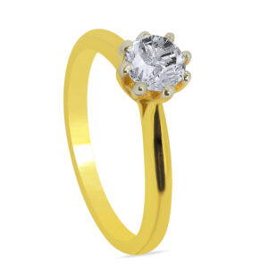 Août 18K Gold Diamond Ring D-6992