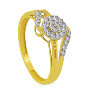 Chouette 18K Gold Diamond Ring D-6895