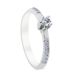 Chanceux Palladium Diamond Ring D-6596