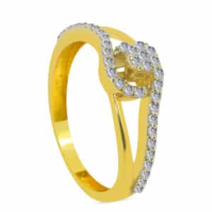 Volontiers 18K Gold Diamond Ring D-6902