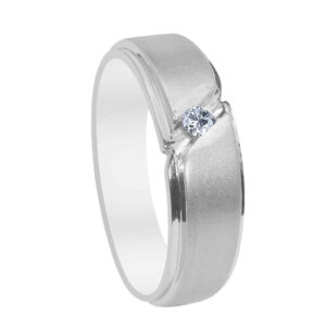 Gentille Palladium Diamond Ring D-7006