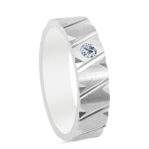 Paysage Palladium Diamond Ring D-7009