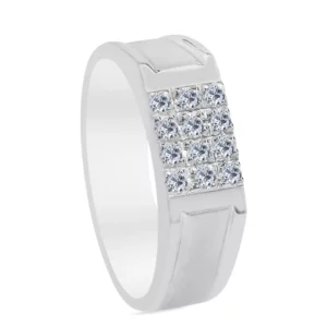 Neige Palladium Diamond Ring D-7010