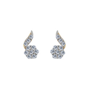 Soirée 18k Gold Diamond Ear rings D-7015