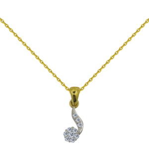 orage 18K Gold Diamond Pendant D-6518
