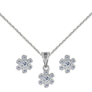 fluer Palladium Diamond Set # D-6778,79
