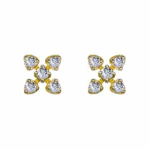 Miette 18k Gold Diamond Ear rings D-7016