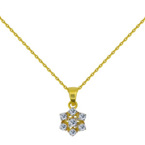 étoile 18K Gold Diamond Pendant BF-36