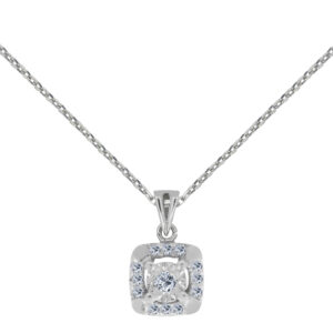 Ange Palladium Diamond Pendant D-6936