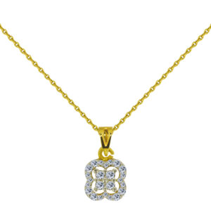Papillon 18K Gold Diamond Pendant D-6948