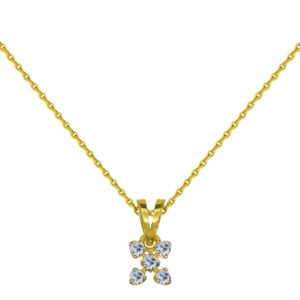 Miette 18K Gold Diamond Pendant D-7017