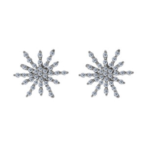 Noémie Palladium Diamond Ear Rings D-7030