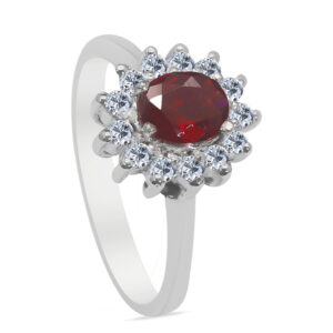 Océane Palladium Diamond Ring D-7034