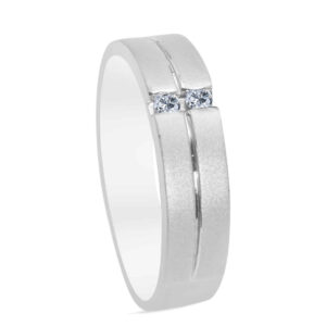 Lucie Palladium Diamond Ring D-7043