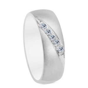 Sabine Palladium Diamond Ring D-7044