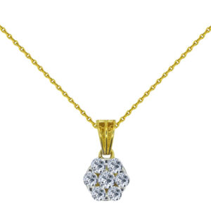 Martine 18K Gold Diamond Pendant D-6483