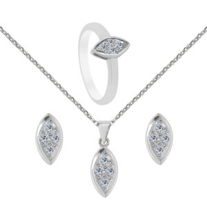 Belle âme Palladium Diamond Set D-,7054,7055,56