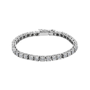 Palladium Diamond Bracelet D-6891