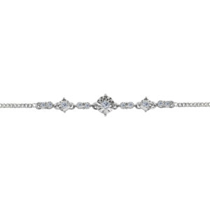 Palladium Diamond Bracelet D-7039