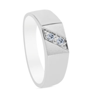 Régine Palladium Diamond Ring D-7067
