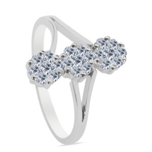 Maëlle Palladium Diamond Ring D-7071