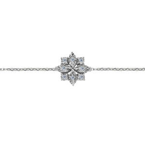 Haydée Palladium Diamond Bracelet D-7082