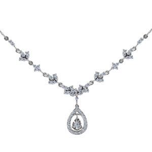 Agnès Palladium Diamond String D-7086