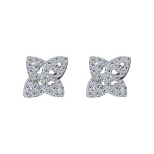 Chantal Palladium Diamond Ear Rings D-7091